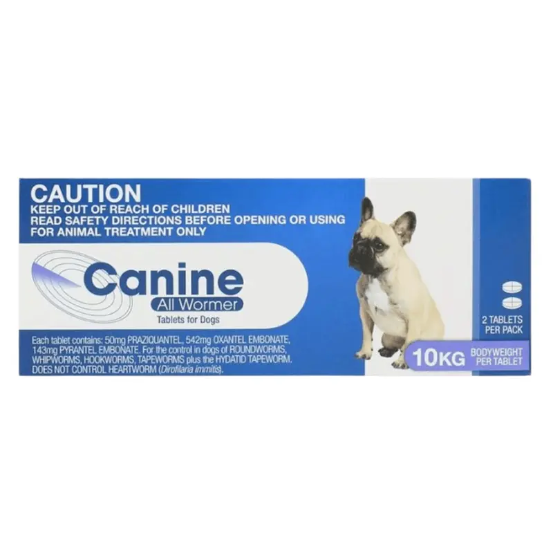 Value Plus Canine All Wormer Tablets for Dogs 10kg
