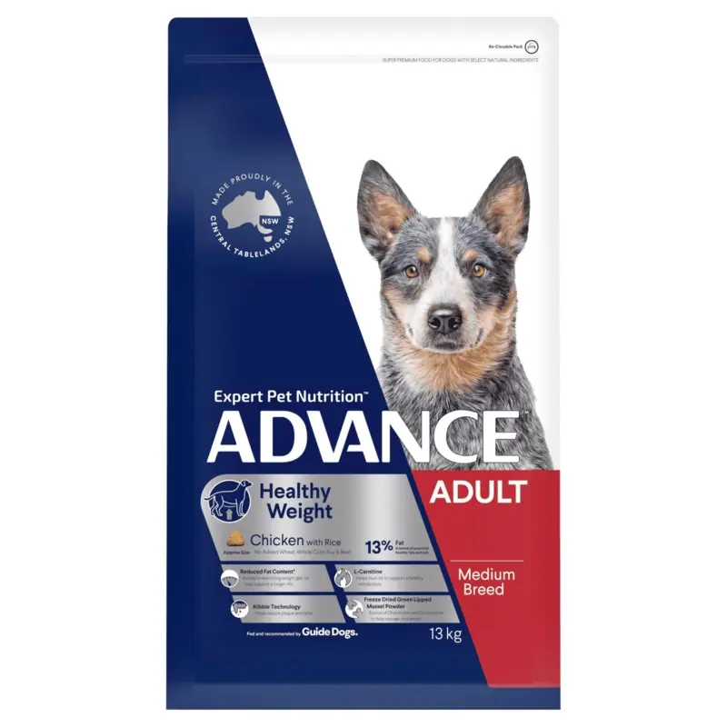 Advance Weight Control Medium Breed Chicken with Rice Adult Dog Dry Food