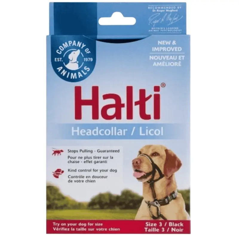 Halti Dog Head Collar Black