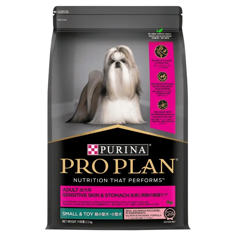 Purina Pro Plan Sensitive Skin & Stomach Small & Toy Breed Adult Dog Dry Food