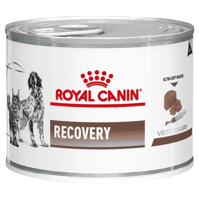 Royal Canin Veterinary Recovery Wet Cat & Dog Food 195g Cans