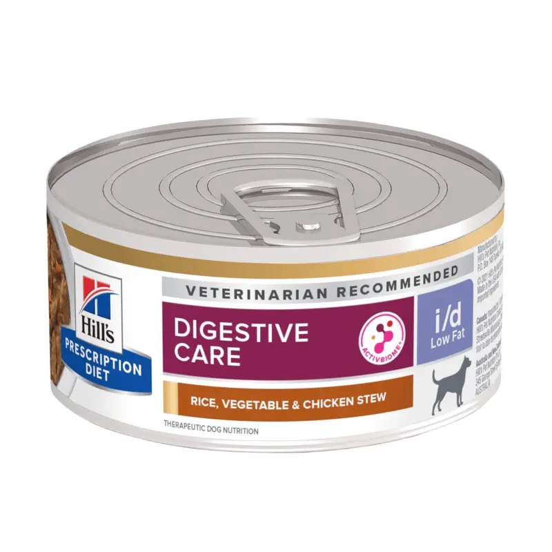Hill's Prescription Diet i/d Low Fat Digestive Care Adult Dog Wet Food 156g Cans