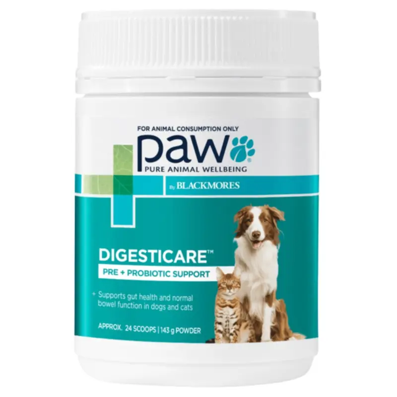 PAW DigestiCare Powder for Dogs & Cats