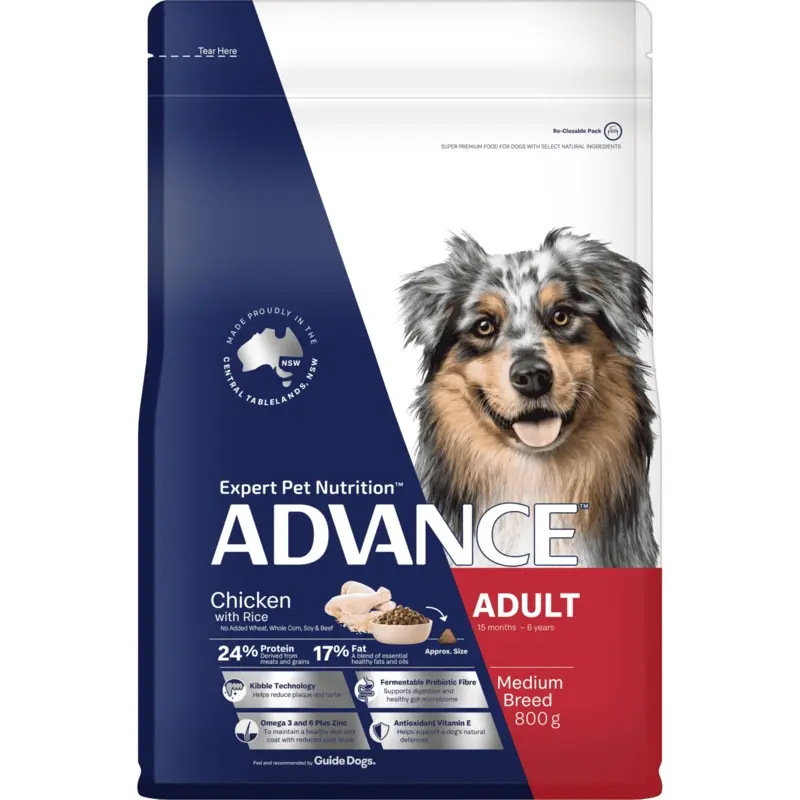 Advance Total Wellbeing Medium Breed Chicken with Rice Adult Dog Dry Food