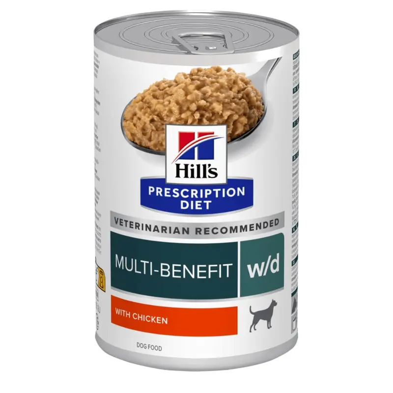 Hill's Prescription Diet w/d Multi-Benefit Adult Dog Wet Food 370g Cans