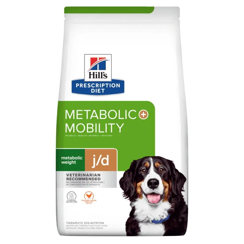 Hill's Prescription Diet Metabolic Weight + j/d Mobility Care Adult Dog Dry Food