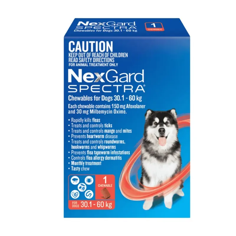 NexGard Spectra for Very Large Dogs (30.1 - 60 kg)