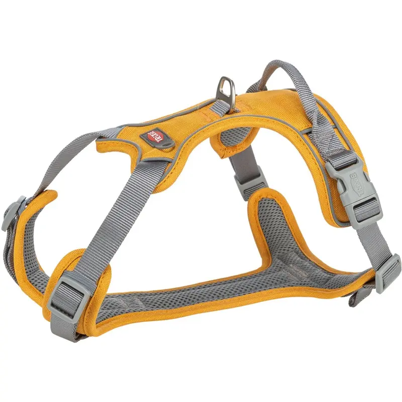 Trixie Premium active harness, SM: 3956 cm/15 mm, curry