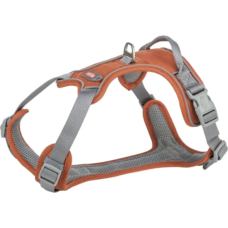 Trixie Premium active harness, SM: 3956 cm/15 mm, rust