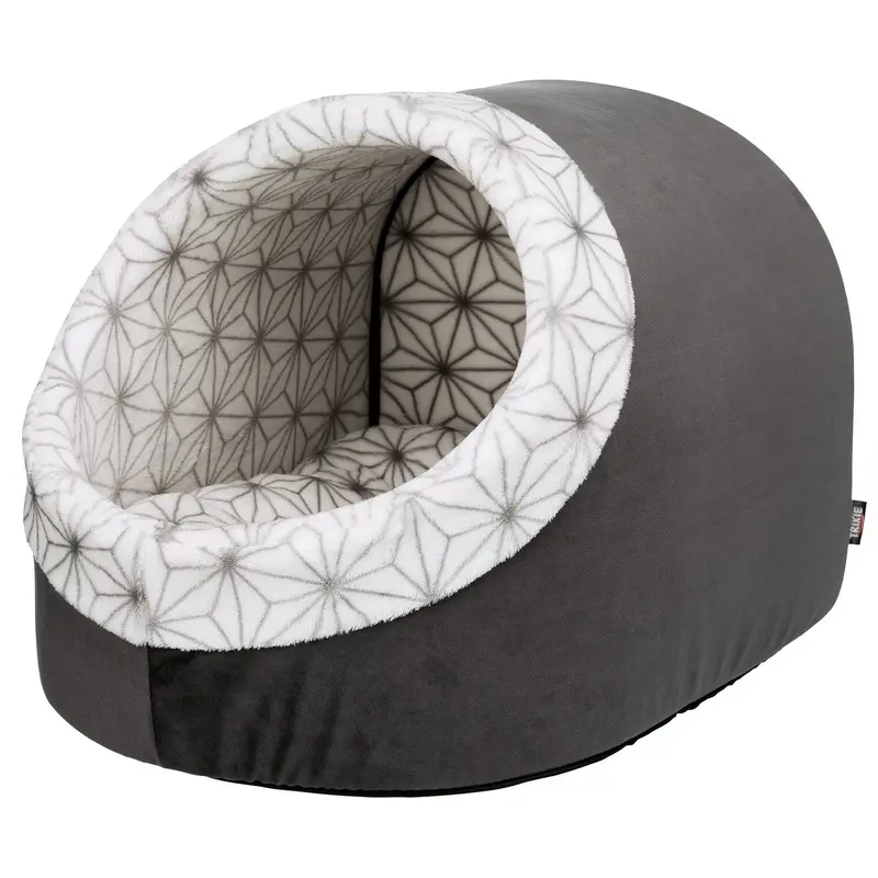 Trixie Diamond cuddly cave, 35 x 26 x 40 cm, anthracite/white