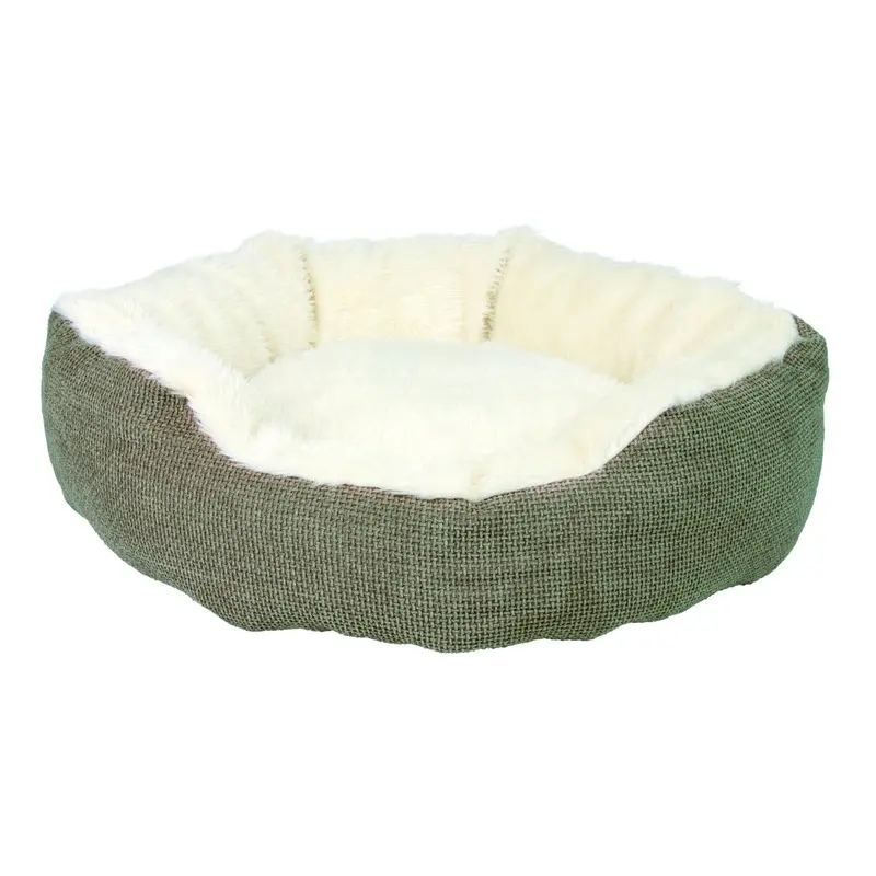Trixie Yuma bed, diam. 45 cm, brown/wool-white