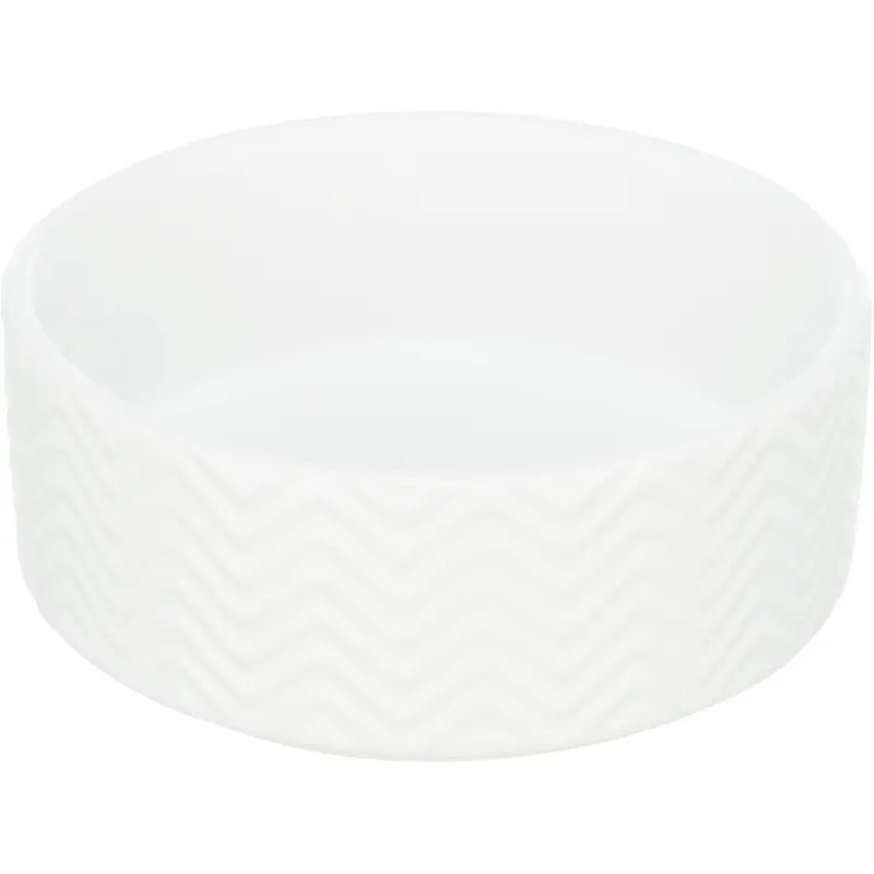 Trixie Bowl ceramic, 0.4 l/diam. 13 cm, white