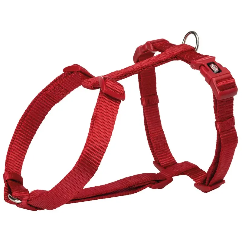 Trixie Premium H-harness, XXS-XS: 20-32 cm/10 mm, red