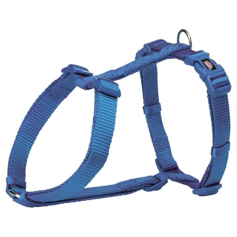 Trixie Premium H-harness, XXS-XS: 20-32 cm/10 mm, royal blue