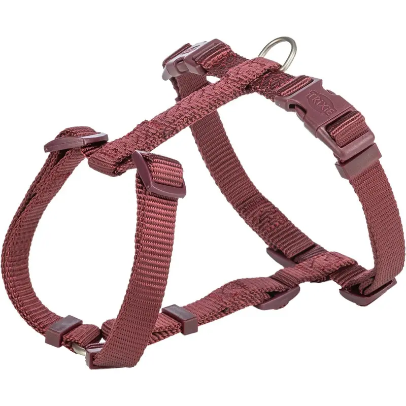 Trixie Premium H-harness, XXSXS: 2032 cm/10 mm, sangria