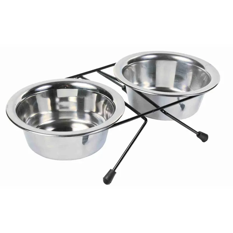 Trixie Eat on Feet bowl set, 2 x 0.45 l/diam. 12 cm