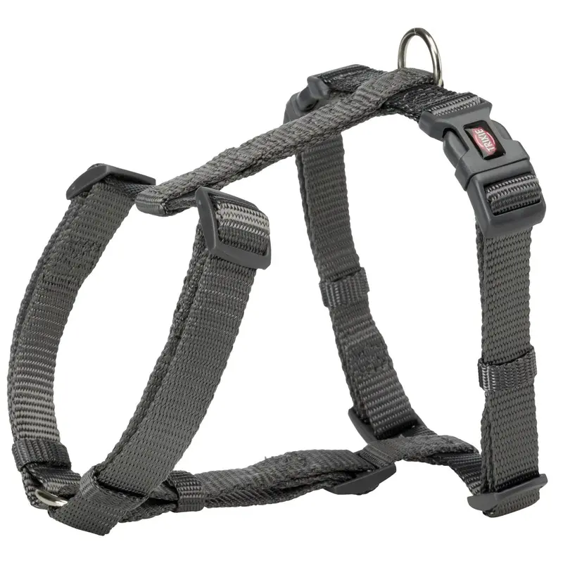 Trixie Premium H-harness, XXS-XS: 20-32 cm/10 mm, graphite