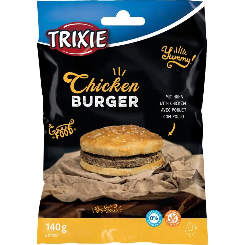 Trixie Chicken Burger, 9 cm, 140 g