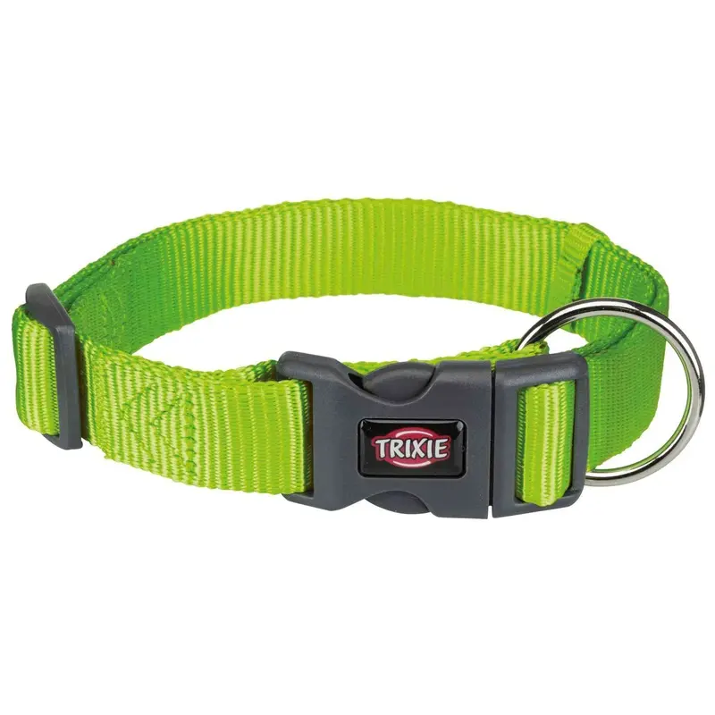 Trixie Premium collar, L-XL: 40-65 cm/25 mm, apple