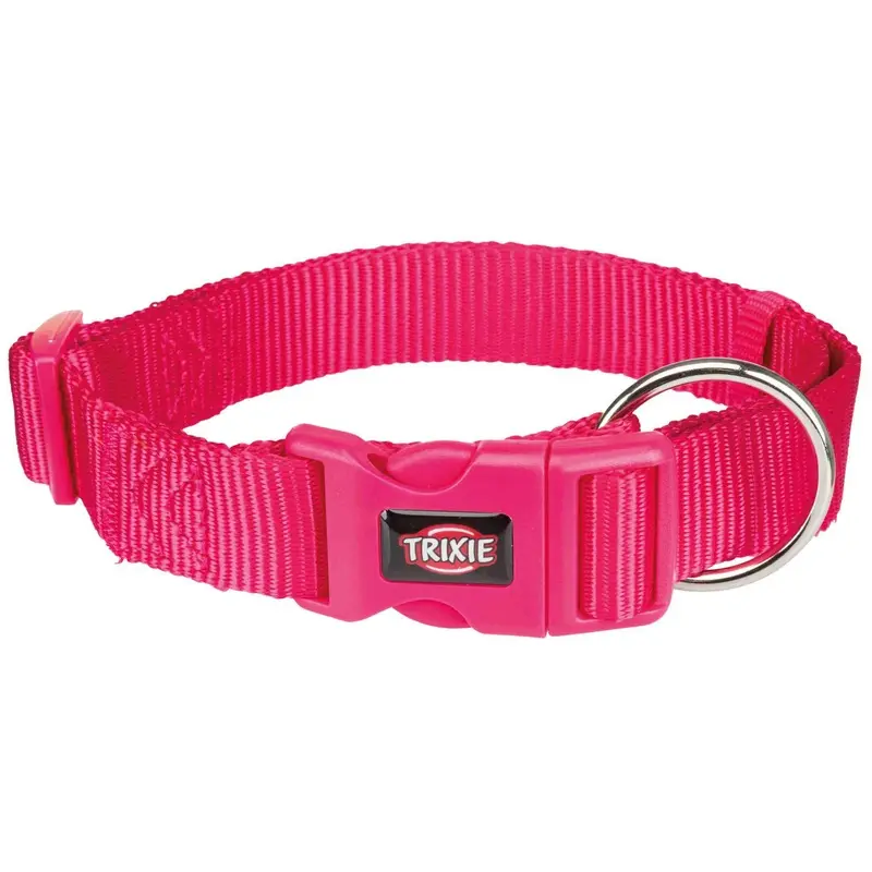 Trixie Premium collar, L-XL: 40-65 cm/25 mm, fuchsia