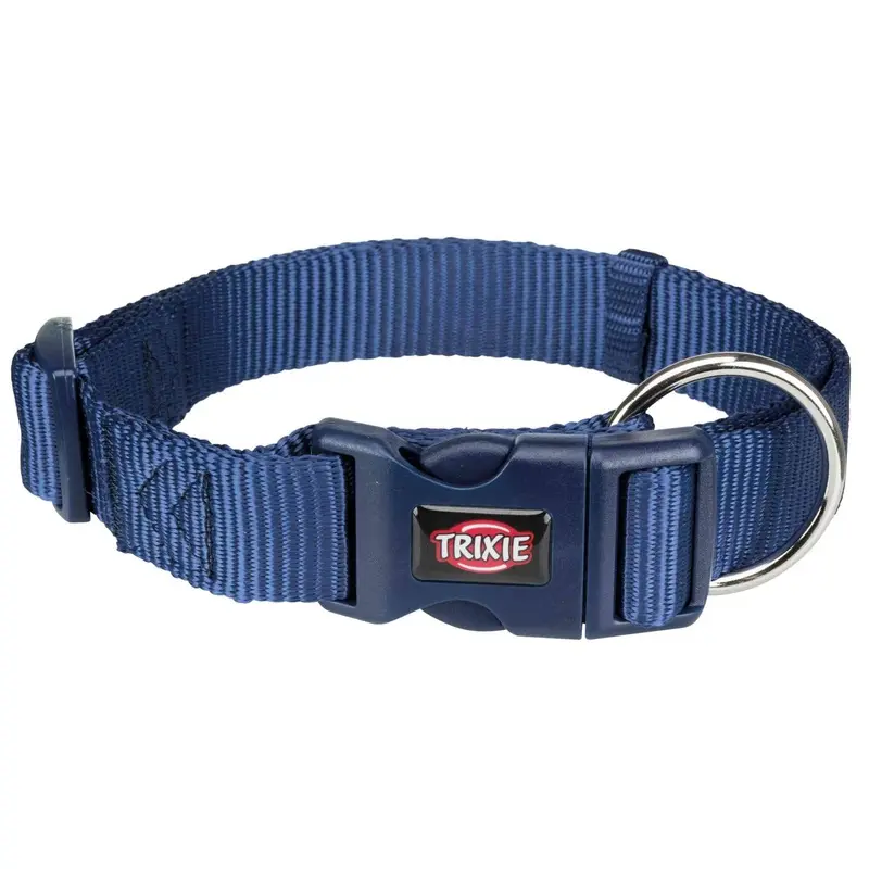 Trixie Premium collar, L-XL: 40-65 cm/25 mm, indigo
