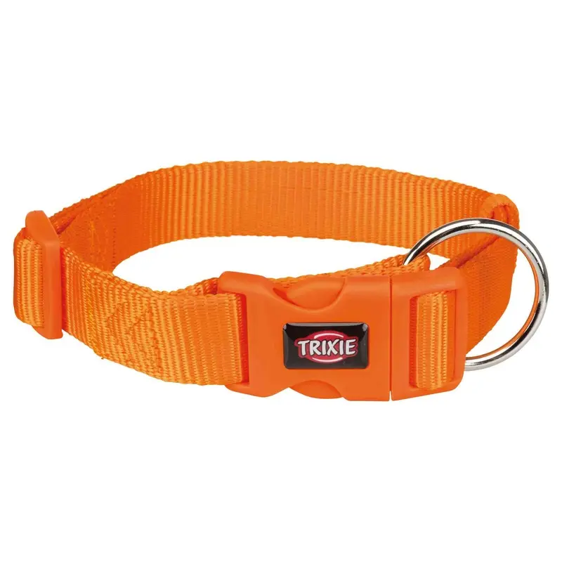 Trixie Premium collar, L-XL: 40-65 cm/25 mm, papaya