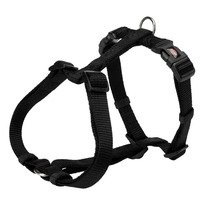 Trixie Premium H-harness, XS-S: 30-44 cm/10 mm, black