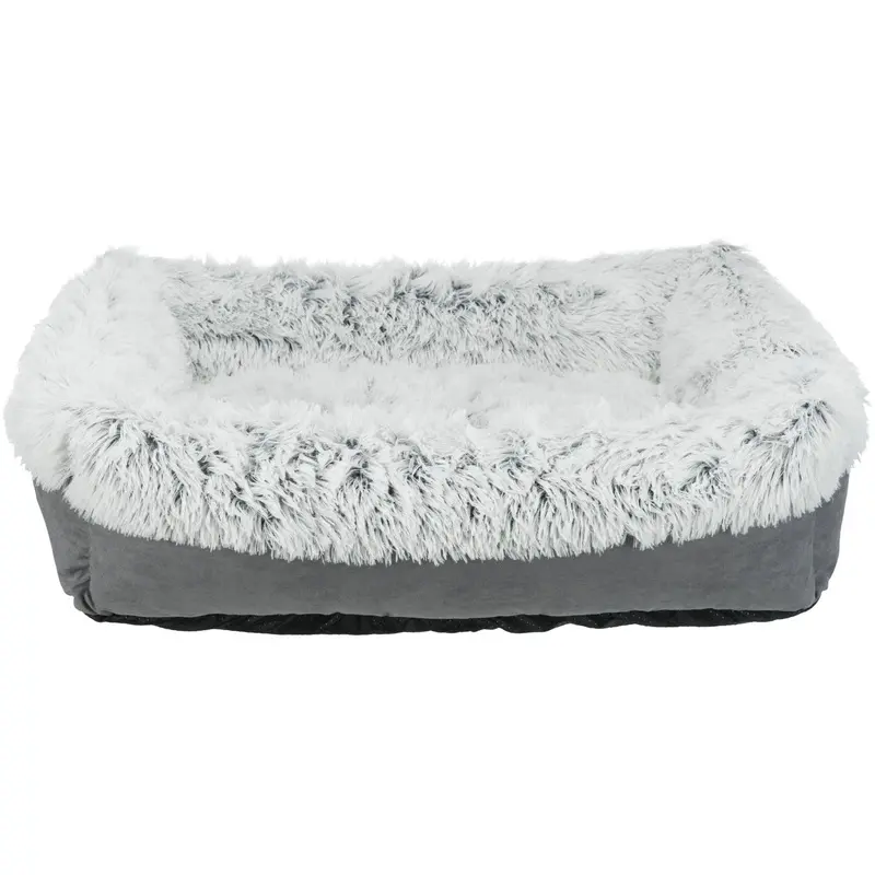 Trixie Harvey bed, square, 60 ? 50 cm, grey/white-black