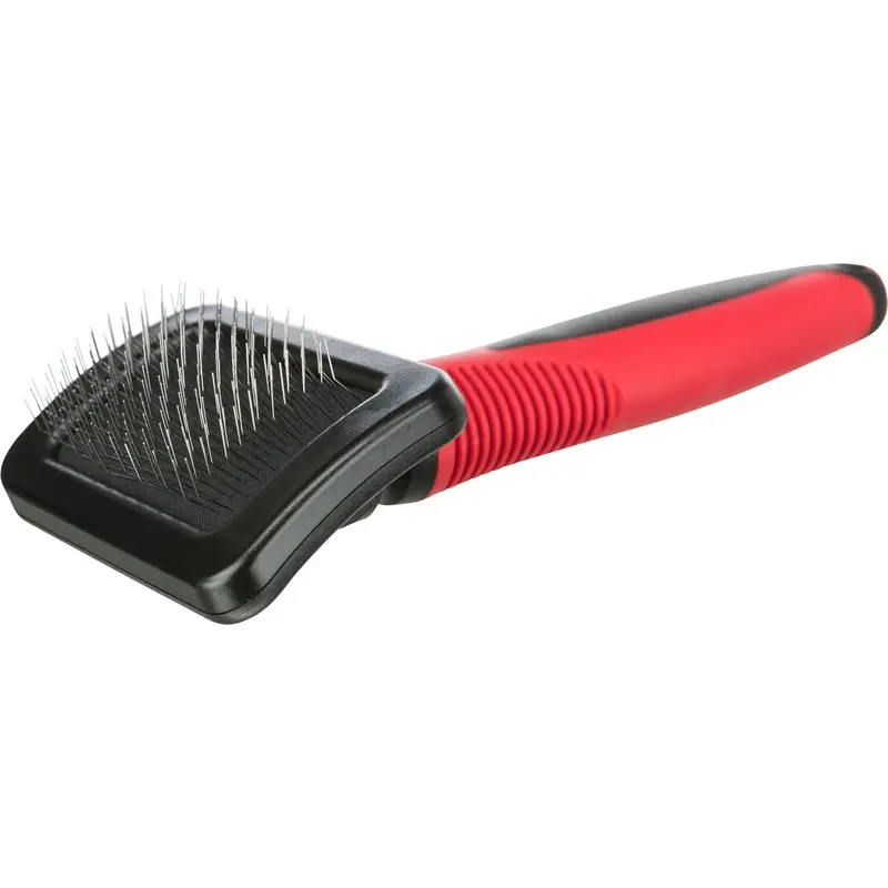 Trixie Soft brush, plastic/metal bristles, 7 ? 16 cm