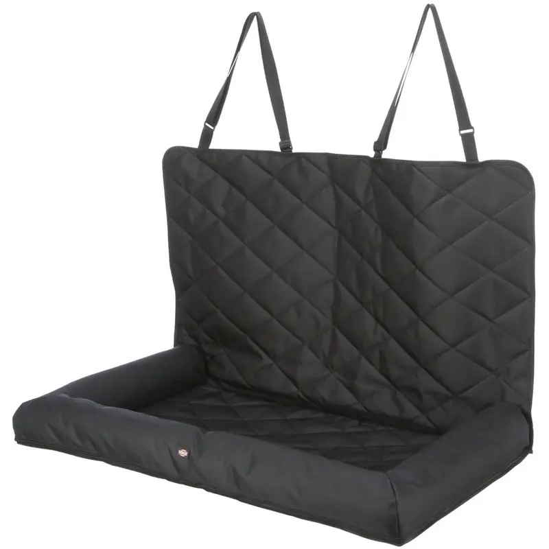 Trixie Car seat cushion, double, 95 ? 10 ? 50 cm, black