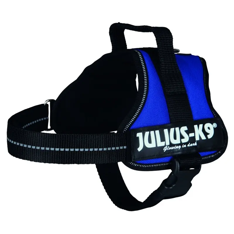 Trixie Julius-K9 Powerharness, Mini/M: 51-67 cm, blue