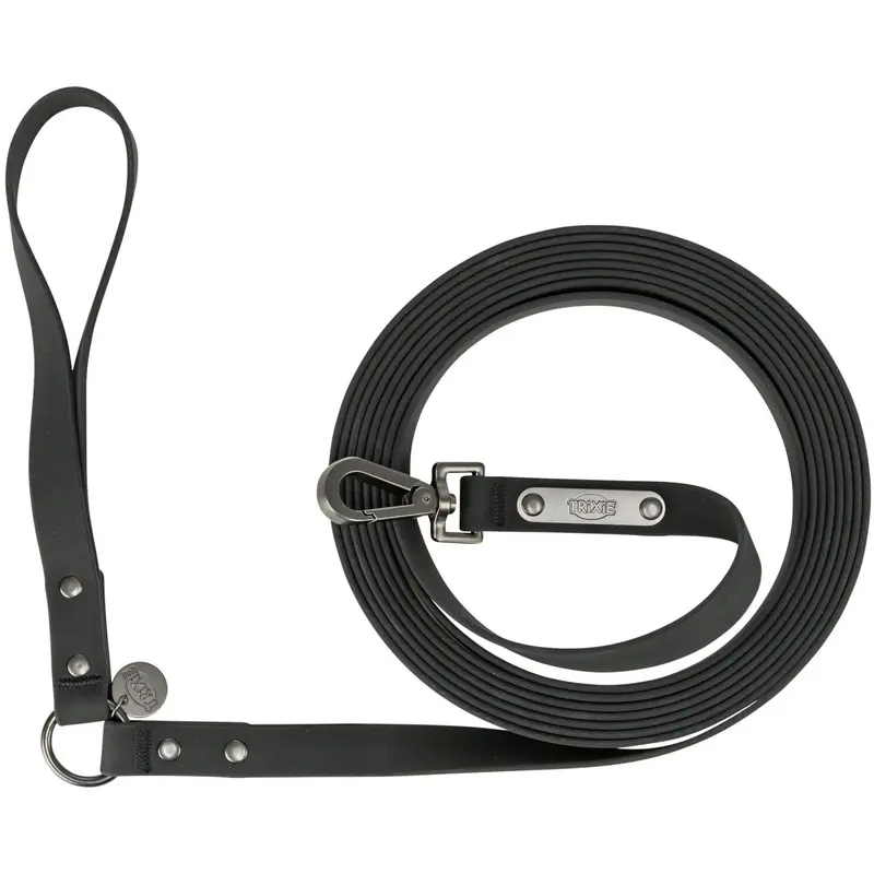 Trixie CityStyle tracking lead, PVC, ML: 10 m/20 mm, black
