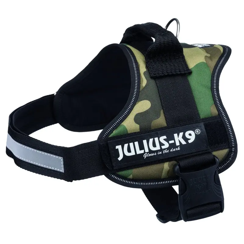Trixie Julius-K9 Powerharness, 0/M-L: 58-76 cm, camouflage