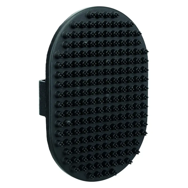 Trixie Massage brush with hand-loop, rubber, 9 x 13 cm