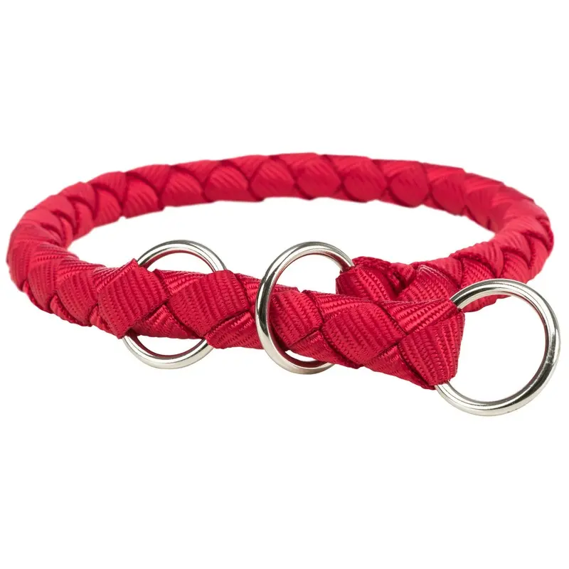 Trixie Cavo semi-choke, M-L: 43-51 cm/diam. 18 mm, red