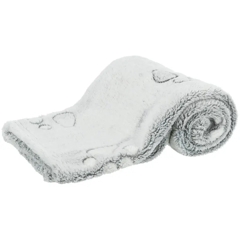 Trixie Nando blanket, soft fleece, 75 ? 50 cm, light grey