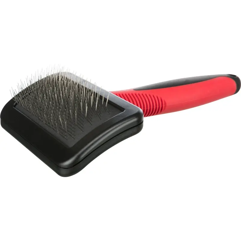 Trixie Soft brush, plastic/metal bristles, 9 ? 16 cm