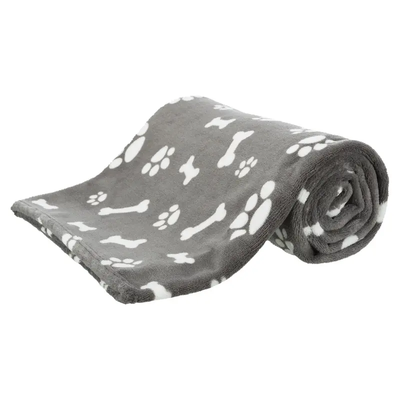Trixie Kenny blanket, plush, 75 x 50 cm, grey