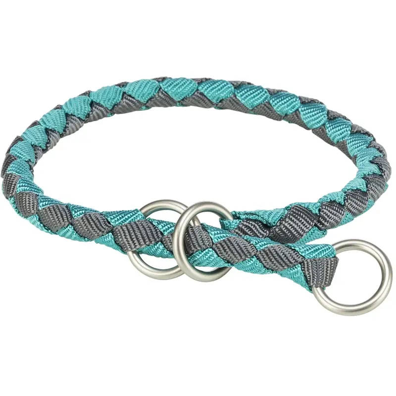 Trixie Cavo semi-choke, L: 4755 cm/diam 18 mm, aqua/graphite
