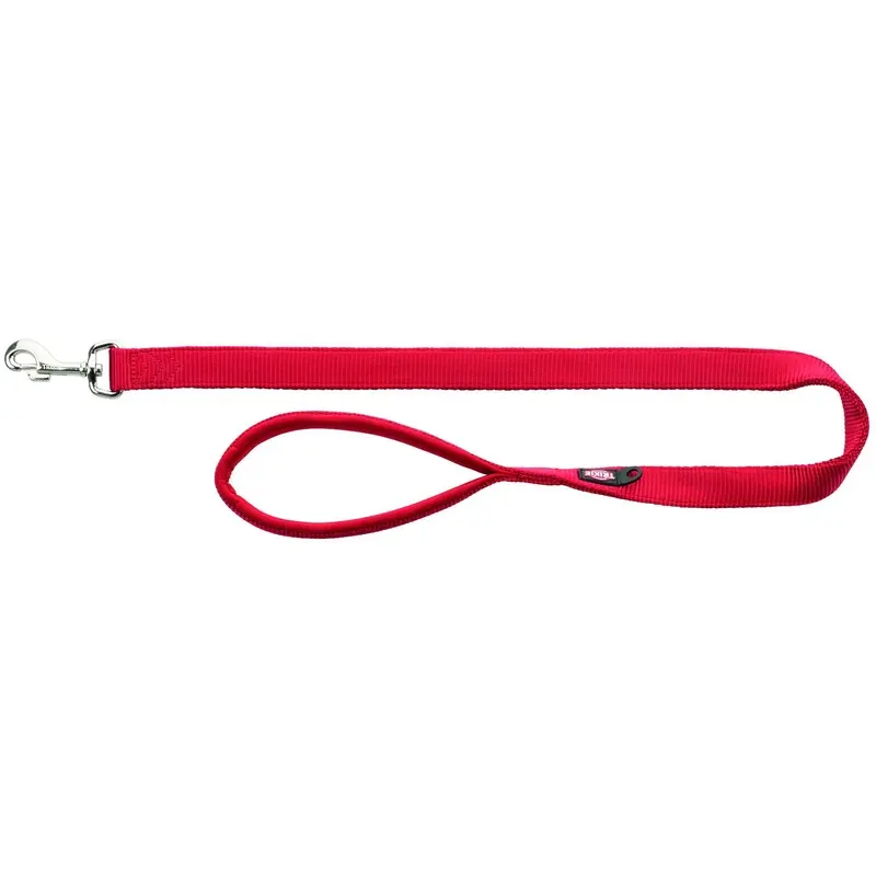 Trixie Premium leash, XS: 1.20 m/10 mm, red