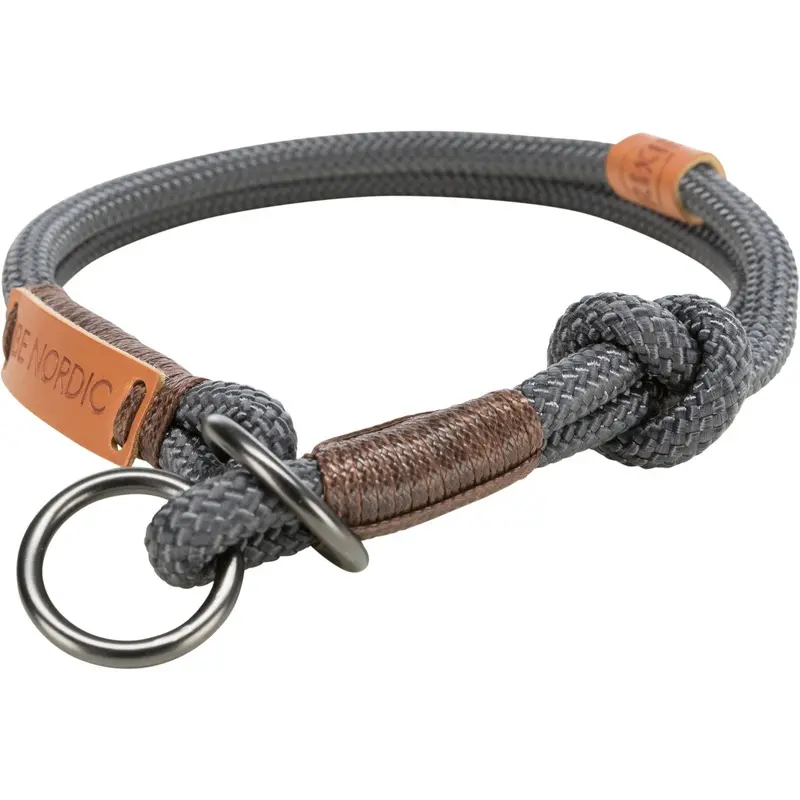 Trixie BE NORDIC choke, XS??S: 30 cm/ 6 mm, dark grey/brown