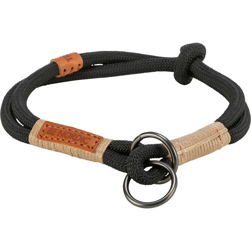 Trixie BE NORDIC semi-choke, XS??S: 30 cm/ 6 mm, black/sand
