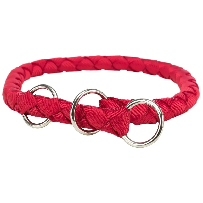 Trixie Cavo semi-choke, L: 47-55 cm/diam. 18 mm, red