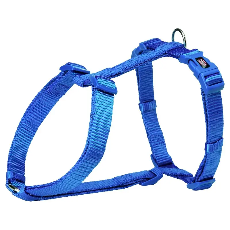Trixie Premium H-harness, S-M: 42-60 cm/15 mm, royal blue