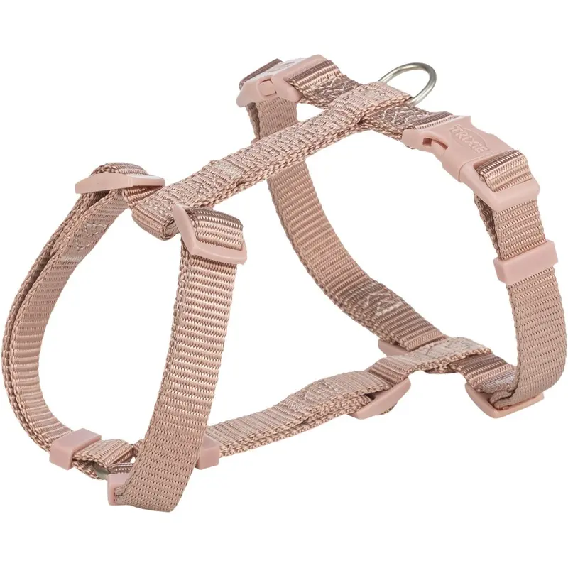 Trixie Premium H-harness, SM: 4260 cm/15 mm, blush