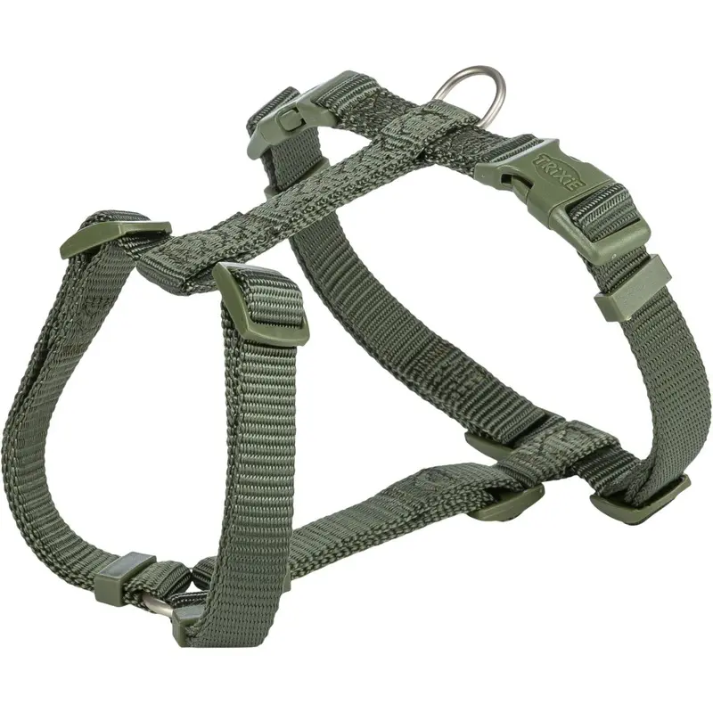 Trixie Premium H-harness, SM: 4260 cm/15 mm, olive green