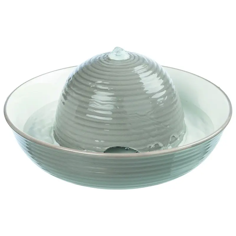 Trixie Drinking Fountain Vital Flow, ceramic, 1.5 l, grey/white