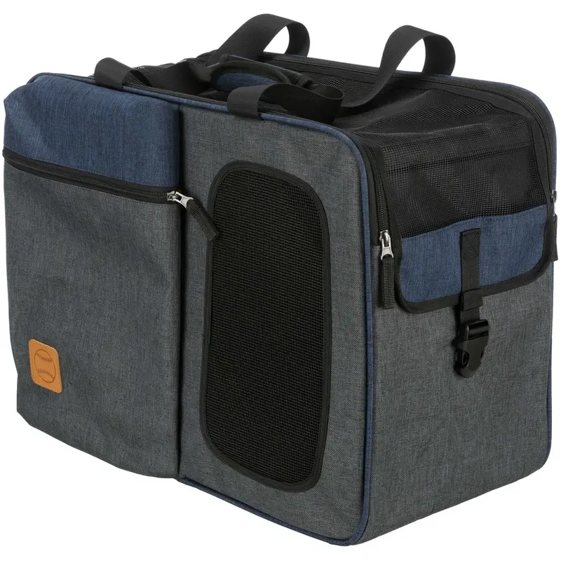 Trixie Tara Backpack and carrier 2 in 1, 25 ? 38 ? 50 cm, grey/blue