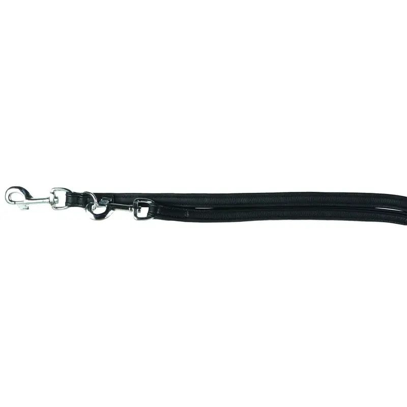 Trixie Active Comfort adjustable leash, S-M: 2.00 m/20 mm, black