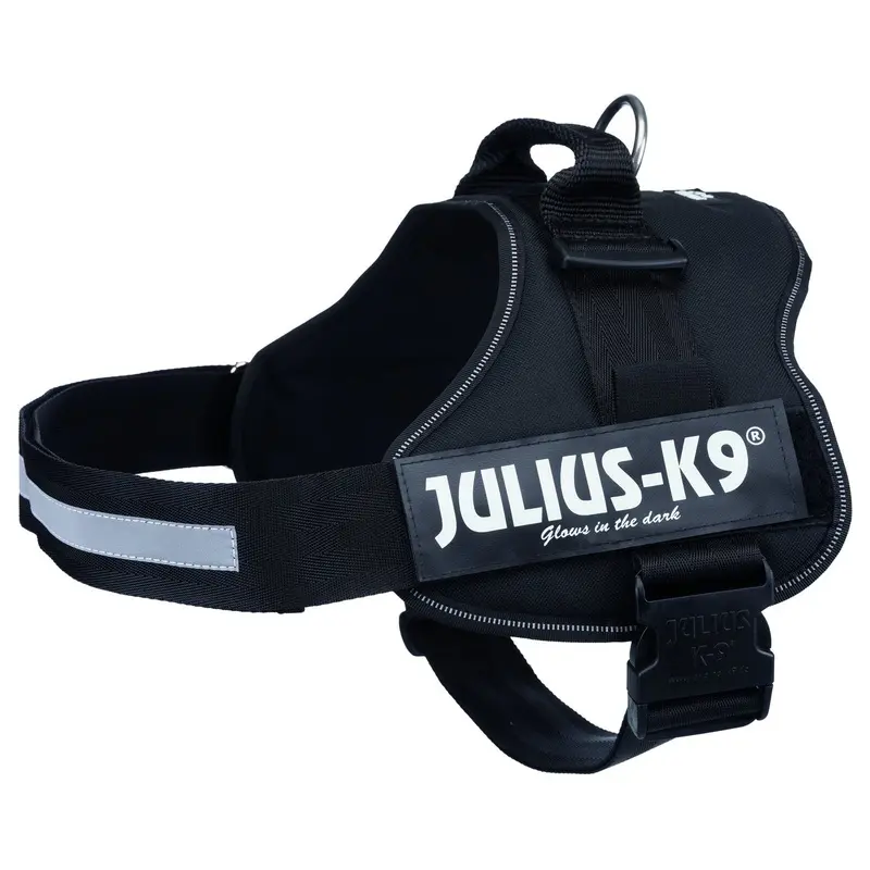Trixie Julius-K9? Powerharness, 3/XL-XXL: 82-116 cm/50 mm, black